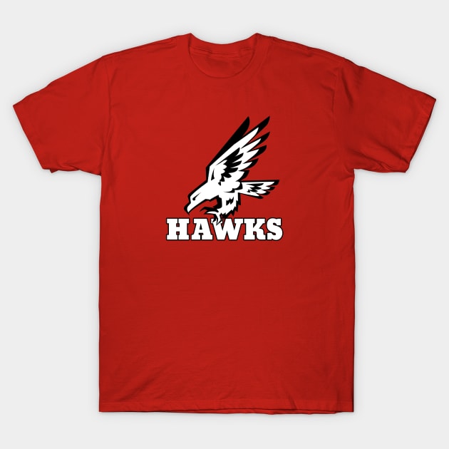 Hawks Mascot T-Shirt by Generic Mascots